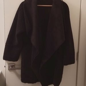 Reversible teddy coat